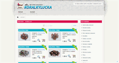 Desktop Screenshot of koralkylucka.sk
