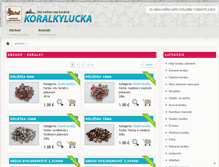 Tablet Screenshot of koralkylucka.sk